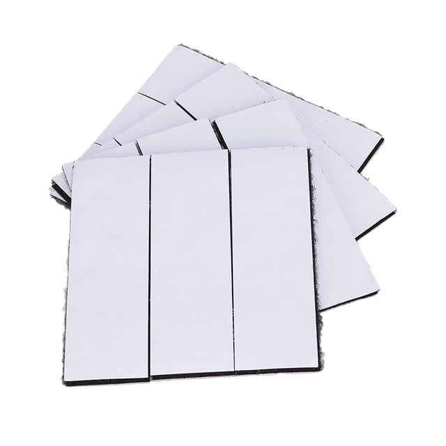 Heavy Duty Hook And Loop Tape, Durable Rectangle Industrial Strength Stick Back Fastener Strong Stickiness With Adhesive For Cars For