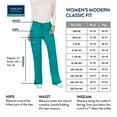 thumbnail image 2 of Cherokee Medical Scrub Pants for Women, Mid Rise Moderate Flare Drawstring Scrub Bottoms - WW120, 2 of 9