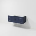 thumbnail image 6 of Geneva 48 in. W Navy Blue Bath Vanity and Carrara Marble Top, 6 of 11