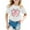 A-White, variant on Shirts for Girls 8-10 Bow Print Short Sleeve Crewneck Graphic Tees Lightweight Vacation Tops Child Clothes,A-Yellow,130(5-6 Years)