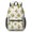 Sunflower and Lavender White Pattern, variant on Sunflower Yellow Pattern 17" Waterproof Oxford School Backpacks for Teens, S-Shape Padded Straps, for School, Travel, Hiking, Camping