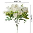 thumbnail image 2 of Yonrjhukm Artificial Flowers Centerpieces for Tables, Home Living Room Decor, Silk Fake Pampas Grass, Wedding Arrangements, DIY Table Decorations, Indoor/Outdoor Use with Vase, 2 of 4