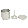 thumbnail image 2 of Anillos dosificadores Prensa Aleación de aluminio Anti vuelo Café Polvo Recolector Suministros para hacer café 58 mm Plata, 2 of 5