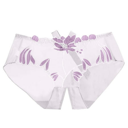 Crotchless Underwear for Women Cheeky Panties for Women M Women s Lingerie Crotchless White Secy Panties