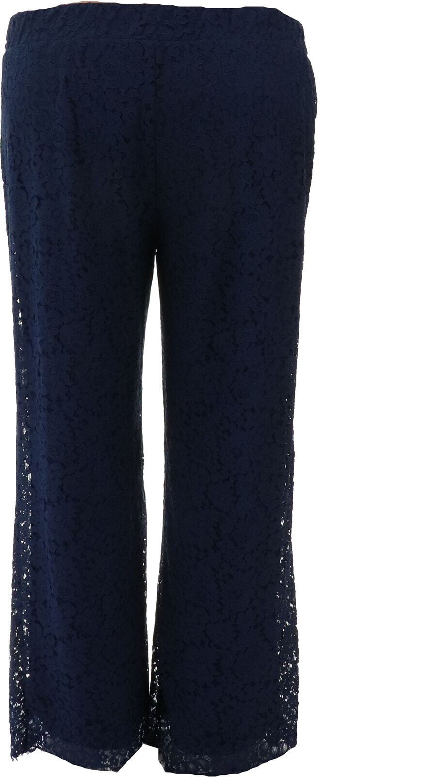 Isaac Mizrahi Tall Wide Leg Knit Lace Pants Women's A375766 