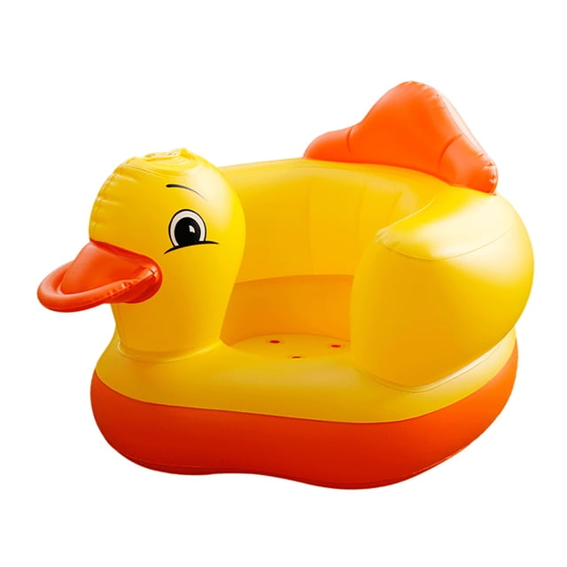 Bangcool Baby Sofa Inflatable Thicken Duck Design Baby Sitting Chair Infant Support Seat