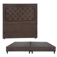 thumbnail image 1 of Box Base Cama King Size + Cabecera Mary Chocolate Dicasa Bless, 1 of 7