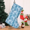 thumbnail image 4 of Christmas Stockings,Light Blue Christmas Snowflake Pattern Stockings Christmas,14.8'' Xmas Stockings,Christmas Party Favors,Christmas Party Decorations,Christmas Stockings Personalized, 4 of 5