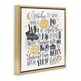 thumbnail image 3 of Stupell Industries Over The Rainbow Poem Quotes and Sayings Painting Gold Floater Framed Canvas Art Print Wall Art, 18 x 18, 3 of 9