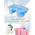thumbnail image 3 of Half Topper Tray for Bogg Bag X Large, EVA Phone Holder and Cup Holder Compatible with 40oz Tumbler, Organizer Tray Accessory for Beach Tote Bag, 3 of 7