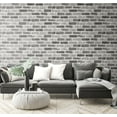thumbnail image 4 of NextWall Gray Washed Brick Peel and Stick Wallpaper, 4 of 5