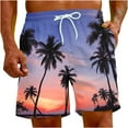 thumbnail image 1 of Pantalones Cortos para Hombre Atléticos Pantalones de Playa de Impresión Especial, Pantalones Cortos Atléticos de Poliéster Elásticos para Hombres, 1 of 5