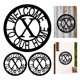 thumbnail image 2 of Letreros Metal Con Apellido Señal Bienvenida Inicial para Interior Y Exterior, 2 of 9