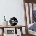 thumbnail image 3 of Despertador digital LED con pantalla grande Pantalla de tiempo y temperatura, 3 of 8