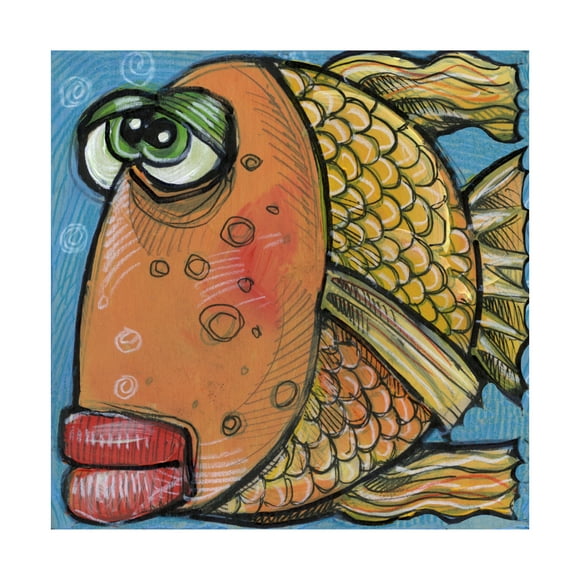 Tim Nyberg 'Fish 5 2019' Canvas Art