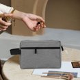 thumbnail image 4 of Vrorvz Trousse de Toilette de Voyage Grande Capacité Imperméable Trousse de Rasage avec Poignée Rangement Pliable pour Hommes et Femmes Tissu Durable Fermeture Éclair Lisse Design Multifonctionnel, 4 of 8