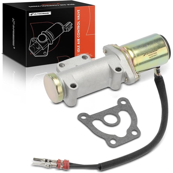 A-Premium Fuel Injection Idle Air Control Valve Compatible with Nissan D21 1990-1994, Pickup 1995-1997 2.4L, Replace# 237810F320, 237810F321