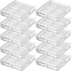 thumbnail image 5 of BRIGHTFUFU Cajas de sombras de ojos 10pcs Compartimento Compañero de la sombra de ojos Organizador de lápiz labial Contenedores, 5 of 7