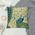 thumbnail image 2 of GOSMITH  Chinoiserie Peacock Pillow Covers,Chinoiserie Pillow Covers Decorative Pillow Covers for Couch Living Room Bed Sofa,Farmhouse Pillow Covers, 2 of 5