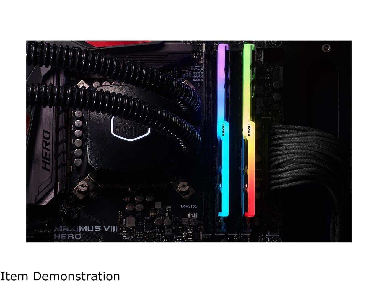 G.SKILL TRIDENT Z RGB DDR4 32GB(16GB×2) G.SKILL TridentZ 32GB (2x16GB) 288-Pin DDR4 3600 PC4 28800