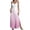 1-Multicolor, variant on SELONE Satin Nightgowns for Women Split Beach Maxi Dresses Color Block Sleeveless Cami Nightdress V Neck Sleep Dress XL