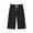 Black, variant on RYRJJ Women's Bermuda Long Shorts with Pockets Drawstring High Waisted Cotton Linecn Shorts Knee Length Shorts for Summer Casual(Black,L)
