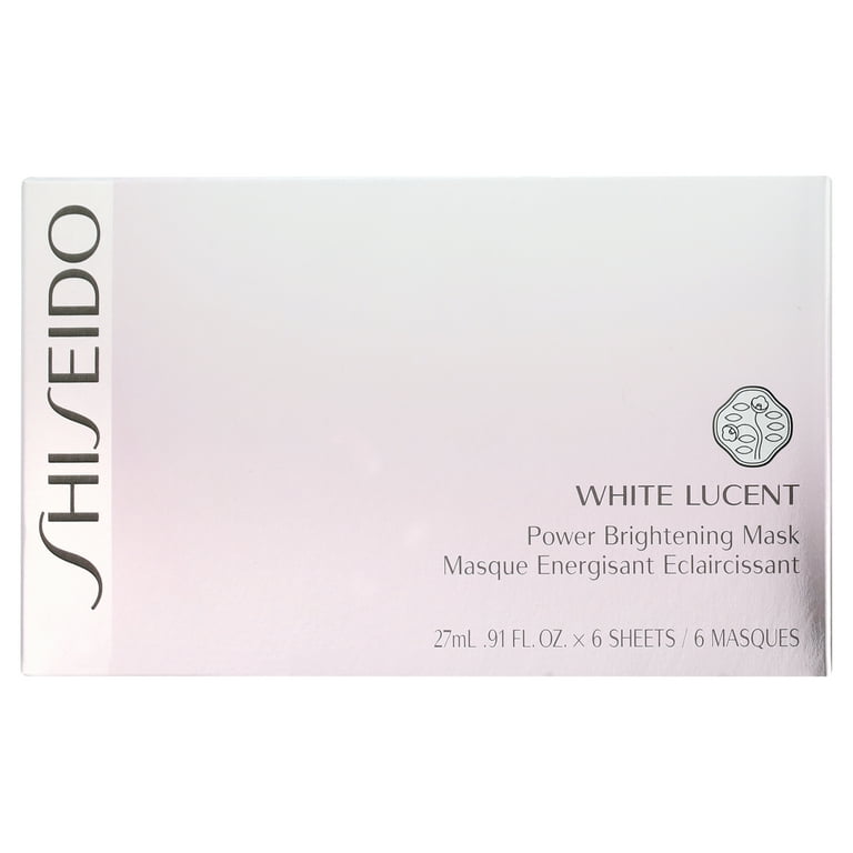 PP MASQUE 150g 日本製 Shiseido White Lucent Power Brightening Face Mask, 6 Ct
