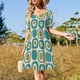 thumbnail image 4 of Vestido de manga corta con diseño de ballenas iluminadas por la luna, vestidos para fiesta de bodas, vestidos de baile, tendencia de ropa de mujer 2025., 4 of 7