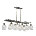 thumbnail image 3 of Artcraft Lighting AC11340PN Island Lighting Polished Nickel and Black Metal & Glass Hennessy, 3 of 3