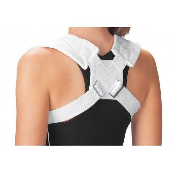 Procare Clavicle Splint with Strap Small White Felt Buckle Closure, 1 Each