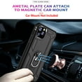 thumbnail image 4 of iPhone 11 Pro Max Case, With [Tempered Glass Screen Protector Included], STARSHOP Drop Protection Ring Kickstand Cover- Black, 4 of 7