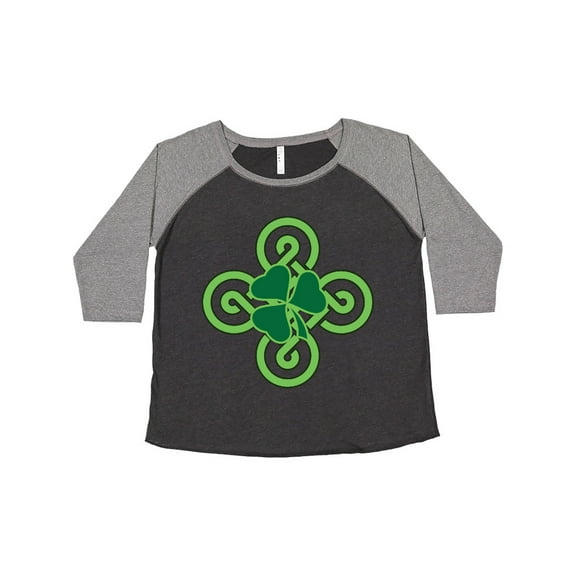 Inktastic St Patricks Day Shamrock Irish Women's Plus Size T-Shirt