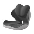 thumbnail image 3 of Cojín de respaldo ergonómico de espuma viscoelástica para silla de juegos, oficina y hogar. Gris oscuro claro, 3 of 9
