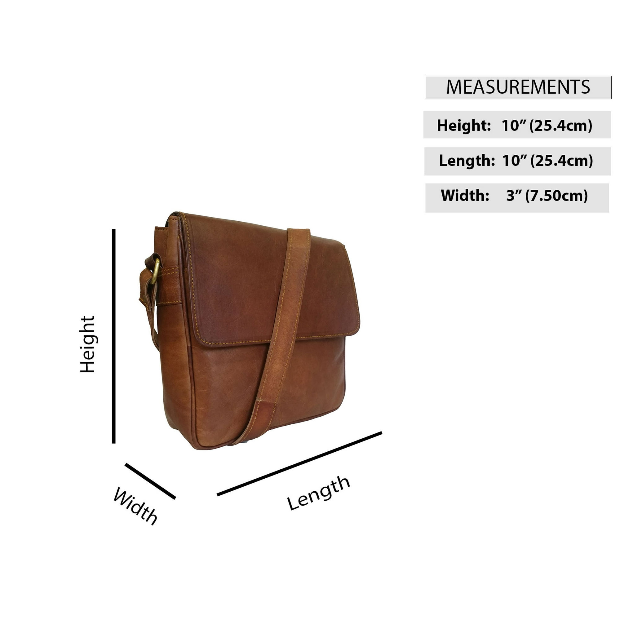Sangles de sac avec boucles en simili - Marron