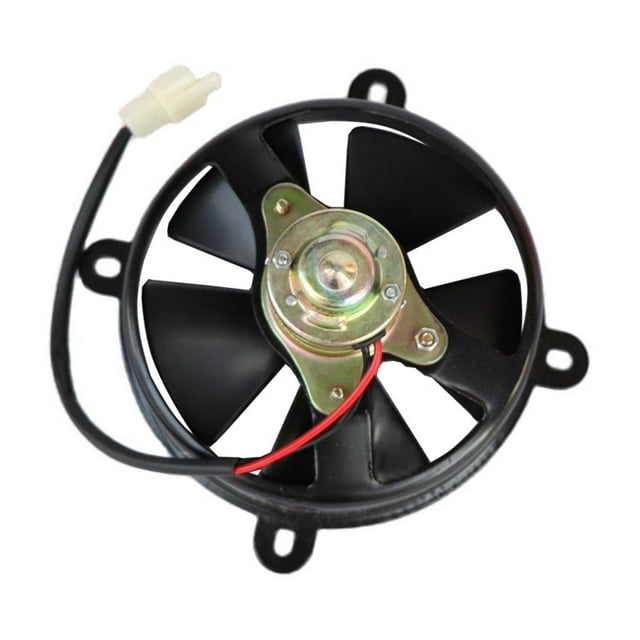 Ventilador de enfriamiento,Ventilador de refrigeración del radiador eléctrico Enfriador del radiador,Ventilador de refrigeración del radiador Piezas del radiador del motor ATV,Ventilador de