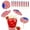 Drink Umbrellas, variant on PMU Mini International Multicolor Flag Cutouts (10/Pkg) Pkg/1