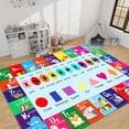 thumbnail image 6 of Kids Play Rug Playtime Collection ABC Alphabet, Numbers, Shapes,Animal And Color Educational Learning Area Rug Carpet For Living Room Bedroom Playroom Classroom 110"x78.7", 6 of 7