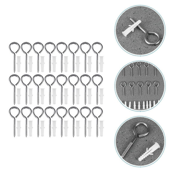 Masteelf  Garden Plant Hanger Stainless Steel Eye Screws Heavy Duty Fixing
