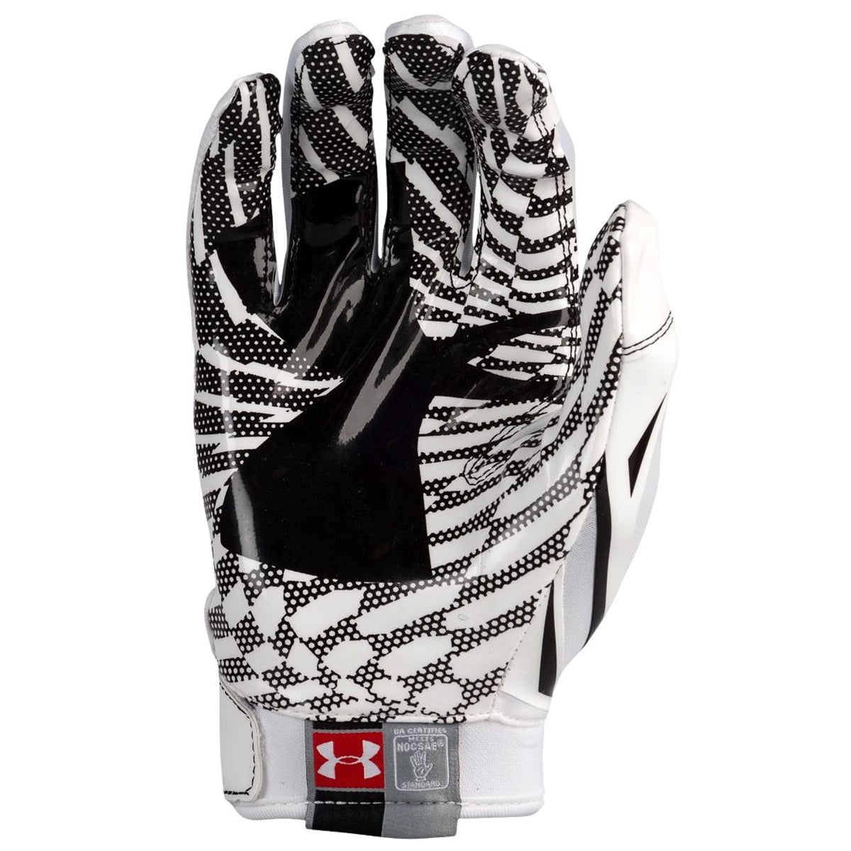 Under Armour Men's UA F5 Football Gloves 1271183 Black/White Size XL 