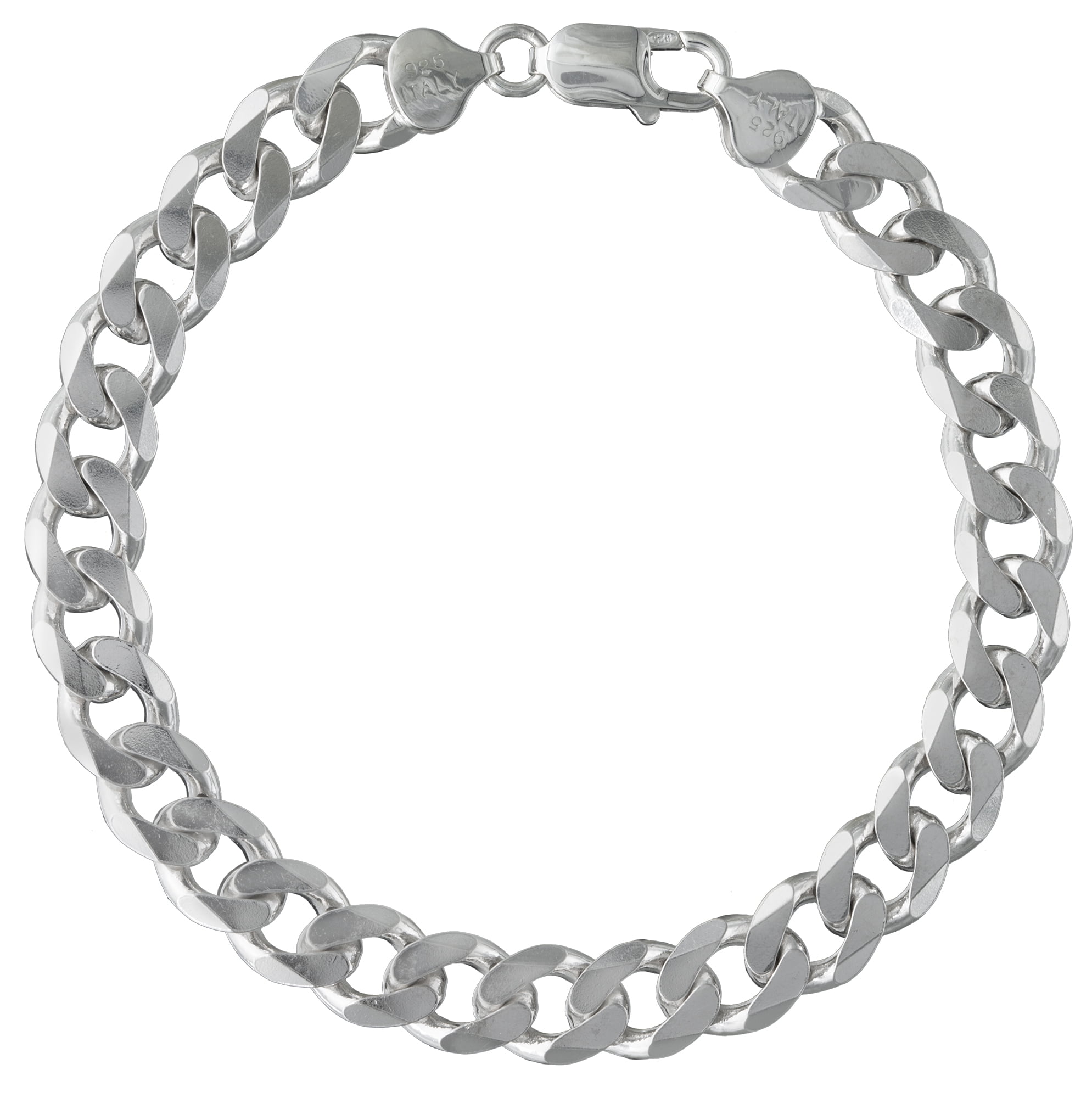 Brilliance Sterling Silver Curb Chain, 9"