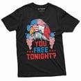 thumbnail image 3 of Men'S 4Th Of July Funny Eagle You Free Tonight Teeshirt Freedom Patriotic Us Birthday Independence Day Tee Shirt (Medium Grey), 3 of 6