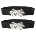 thumbnail image 2 of Here's a polished and engaging product description based on your input:\n\n \n\n**2pcs Vintage Wide Elastic Waist Belt For Women – Chic Stretchy Retro, 2 of 5