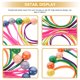 thumbnail image 3 of WASHWEPE 12Ud Coleteros Elásticos Con Doble En Colores Surtidos Para Peinados Y Uso Diario, 3 of 6