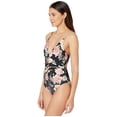 thumbnail image 2 of Becca FLORAL MULTI First Date Caroline Shirred One-Piece Swimsuit, US Medium, 2 of 3