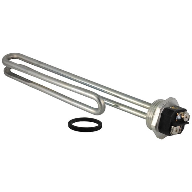 Resistencia Eléctrica Universal 4500W/240V, 7.96 pulg largo, para boiler eléctrico, con junta dorado oscuro 1