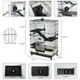 thumbnail image 3 of TOPCHANCES Large Ferret Cage Chinchilla Rabbit Hamster Guinea Pig House Small Pets Home, 3 of 19