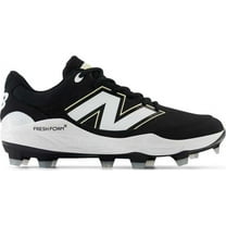New Balance 3000v7 Fresh Foam X Molded Cleats - Black White