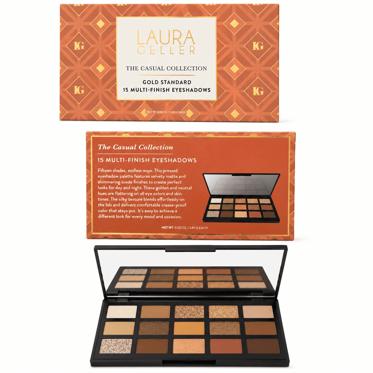 Laura Geller The Casual Collection, 15 Multi Finish Eyeshadow Palette