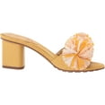 thumbnail image 6 of Sam Edelman Olia Desert Sun Pom-Poms Embellished Strap Block Mule Heeled Sandals (Desert Sun, 10.5), 6 of 6