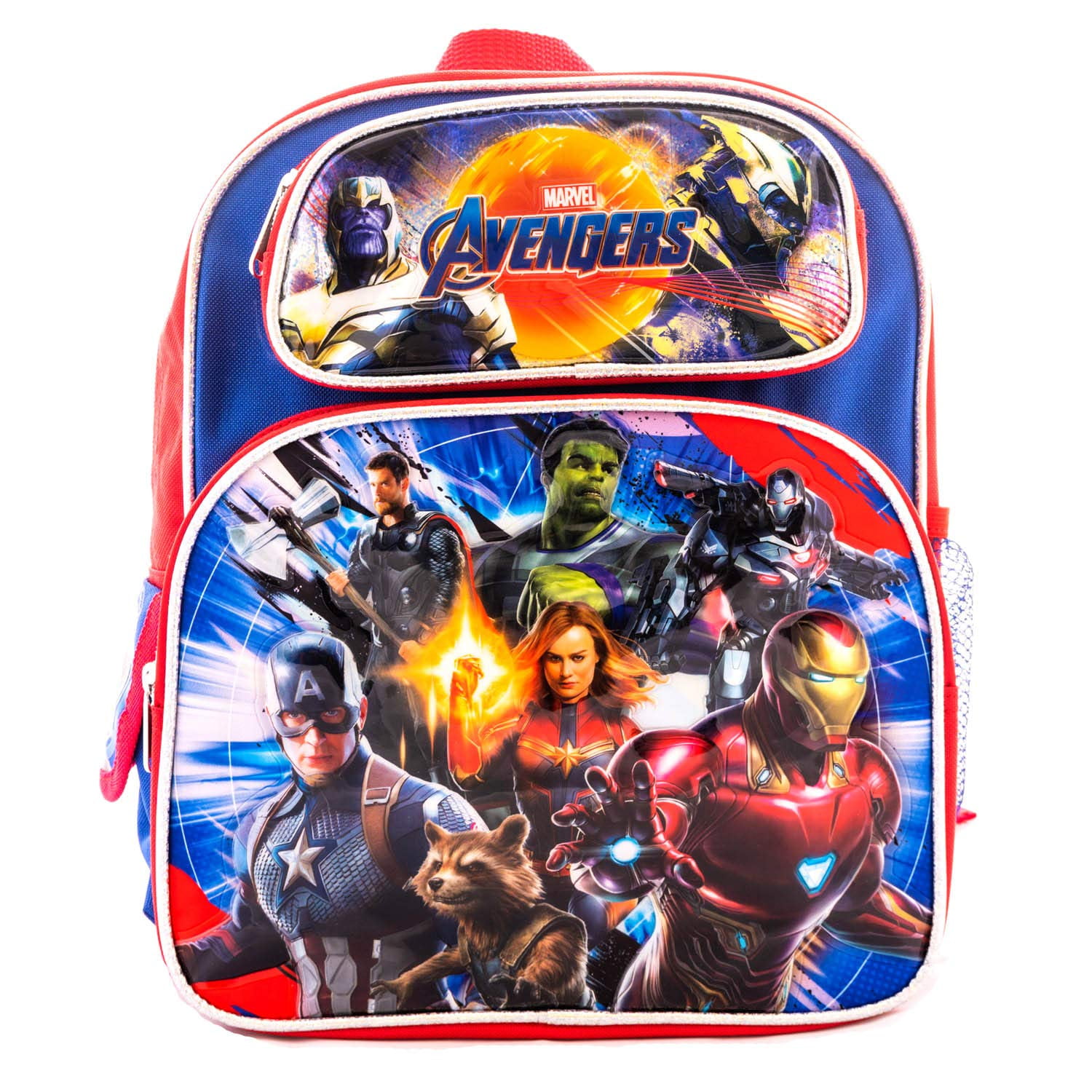Iron Man Superhero Print Large 17'' Laptop Backpack Boys Travel Satchel Daypack 